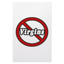 No Virgins stationery
