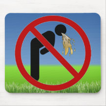 No Vomiting Allowed On My Grass Mousepad