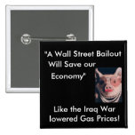 No Wallstreet Bailout Button