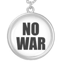 NO WAR NECKLACE