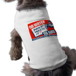 No Water No Guns -- WPA pet clothing