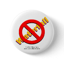 No Waterfall Pinback Button
