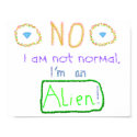 No way am I NORMAL! posters