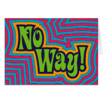No Way! Greeting Card cards