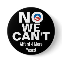 No We Can't, Anti Obama Buttons zazzle_button