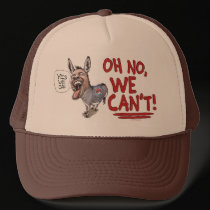 No, We Can't President Obama Donkey hats