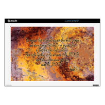 No weapon that is formed will prosper decals for 17" laptops