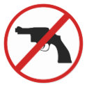 No weapons stickers by stickdeez No weapons stickers