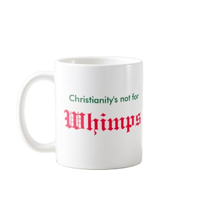 No whimps for St John the Baptist Coffee Mug by saintjohnthebaptist
