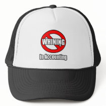 No Whining In Accounting Mesh Hat