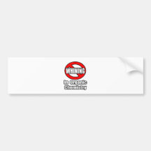 No Whining In Organic Chemistry Bumper Sticker
