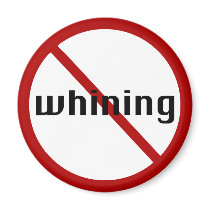 no whining office magnet