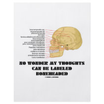 No Wonder My Thoughts Can Be Labeled As Boneheaded flyers by wordsunwords No Wonder My Thoughts Can Be Labeled As Boneheaded flyers