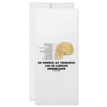 No Wonder My Thoughts Can Be Labeled As Boneheaded rack cards by wordsunwords No Wonder My Thoughts Can Be Labeled As Boneheaded rack cards
