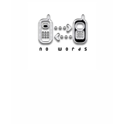 no words tee shirts by giskard