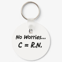 No worries C=RN keychains by reallyhotdesigns No worries C=RN keychains