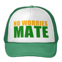 no worries mate hats