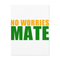 no worries mate postcard