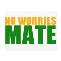 no worries mate post card