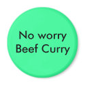 No worry Beef Curry magnets