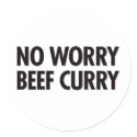 No Worry Beef Curry stickers