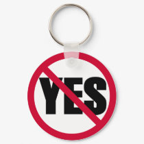 no yes keychains