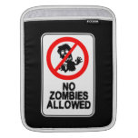 No Zombies Allowed iPad Sleeves