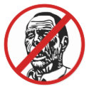 No zombies stickers