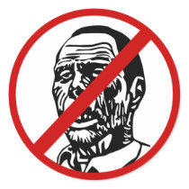 No zombies stickers