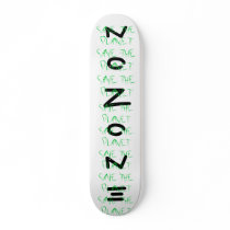 NO ZONE, SAVE THE PLANETSAVE THE PLANETSAVE THE... SKATE BOARD DECKS