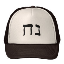 Noach (Noah) - Hebrew Block Lettering Hat