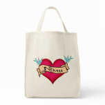 Noah - Custom Heart Tattoo T-shirts &amp; Gifts Canvas Bag