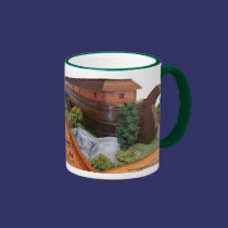 Noah`s Ark Diorama Mug mugs