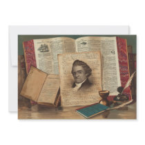 Noah Webster The Schoolmaster of the Republic Personalized Announcements