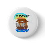Noah's Ark 1st Birthday Button