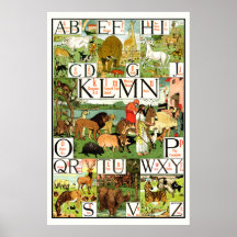 Noahs ark Alphabet ABC Posters for classrooms