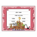 Noah's Ark Baby Girl posters by SweetRascal Noah's Ark Baby Girl posters