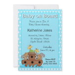 Noah's Ark Baby Shower Invitation