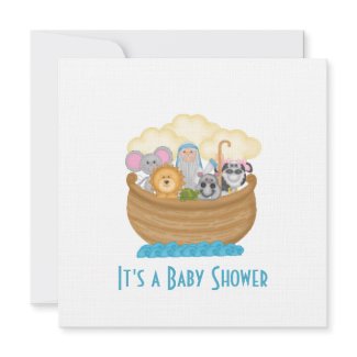 Noah's Ark Baby Shower Invitations