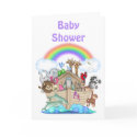 Noah's Ark Baby Shower Invitation cards by bwmedia Noah's Ark Baby Shower Invitation cards