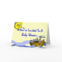 Noah's Ark Baby Shower Invitations cards