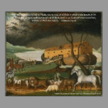 Noah's Ark Bible Scripture Art Print