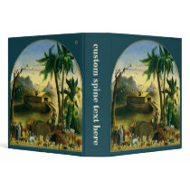Noah's Ark by Joseph Henry Hidley 3 Ring Binder
