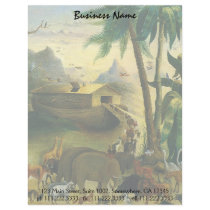 Noah's Ark by Joseph Henry Hidley Letterhead Design
