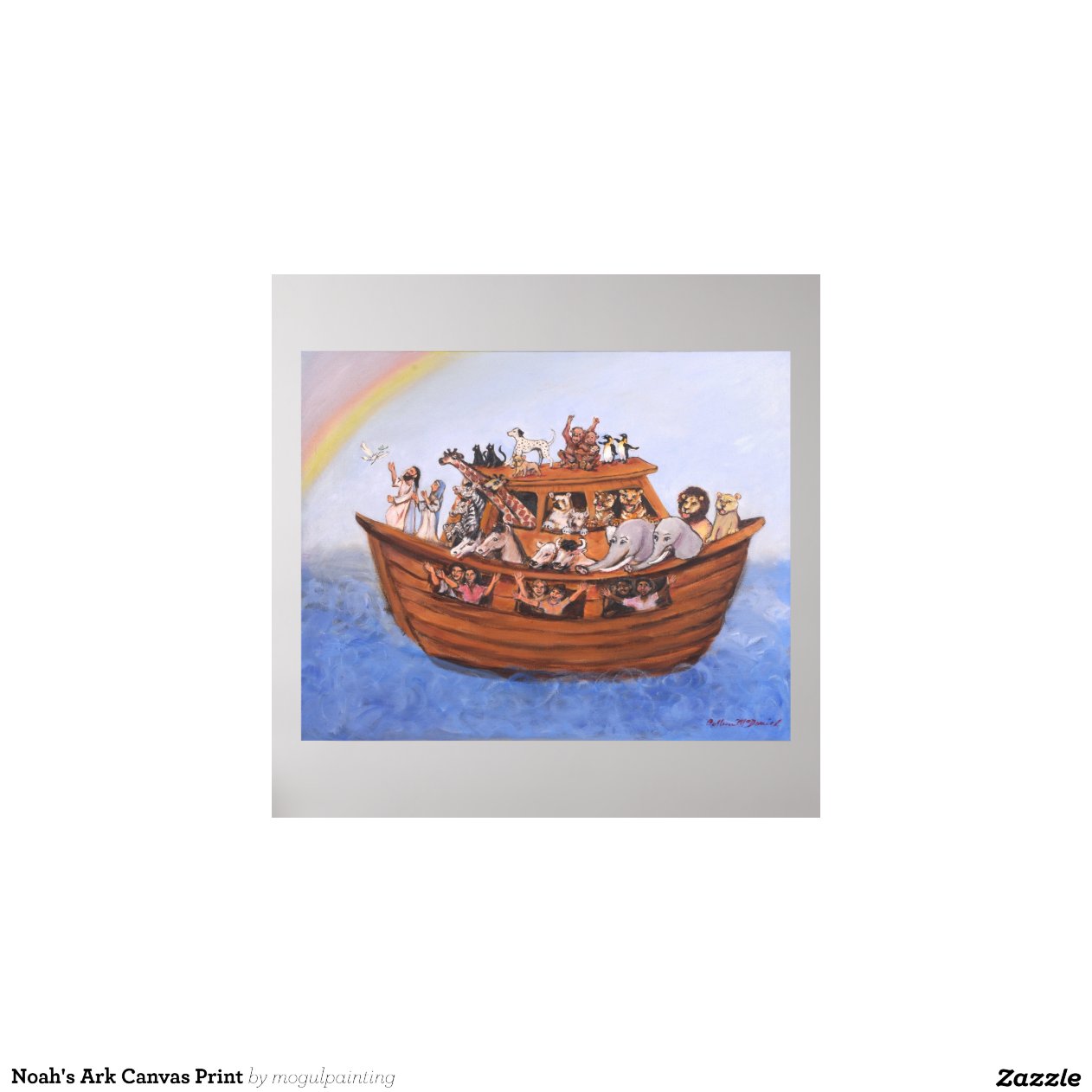 noah-s-ark-canvas-print-zazzle