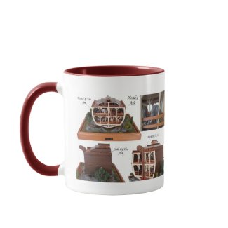 Noahs Ark Cross Section Diorama Coffee Mug mug