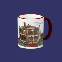 Noahs Ark Cross Section Diorama Coffee Mug mugs