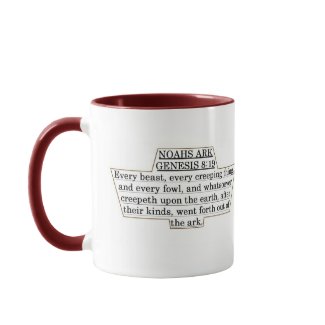 Noahs Ark Cross Section Model Mug mug