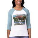 Noahs Ark Diorama Girls T-Shirt
