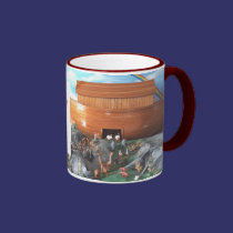 Noahs Ark Diorama Mug mugs